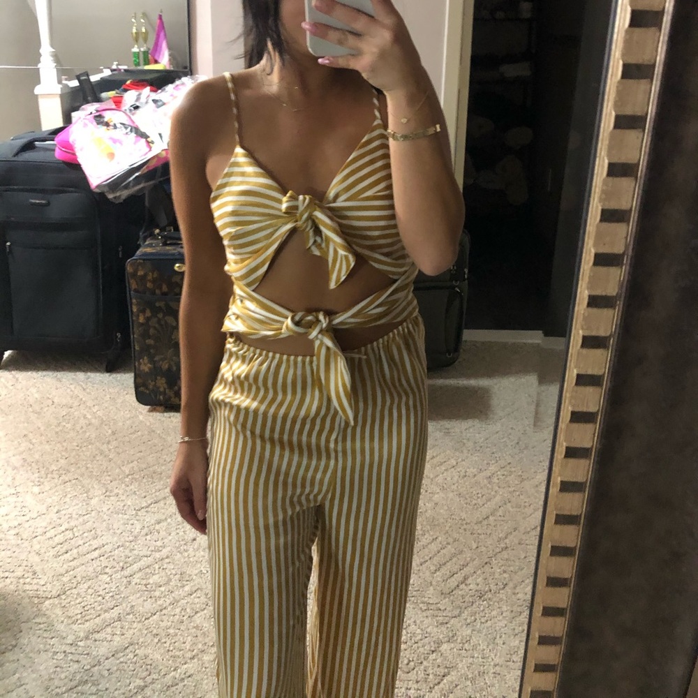 Ruby And Jenna Stripe Jumpsuit - image 1